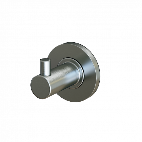 Mini Round Cover Plate Brushed Nickel