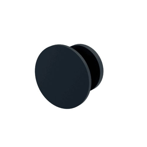 Disk Hook 60mm Round Disk Matte Black