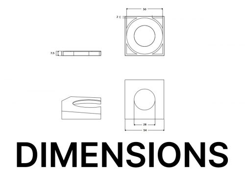 MSCP-C-Square-Cap-Simple-Drawing