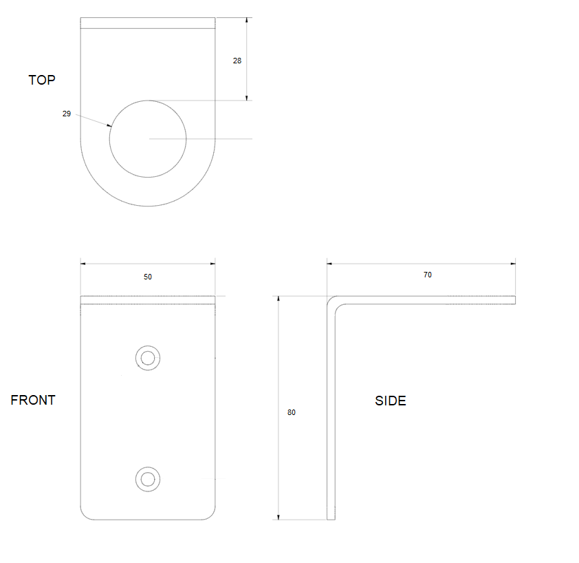 Bh Bottle Holder Line Drawing