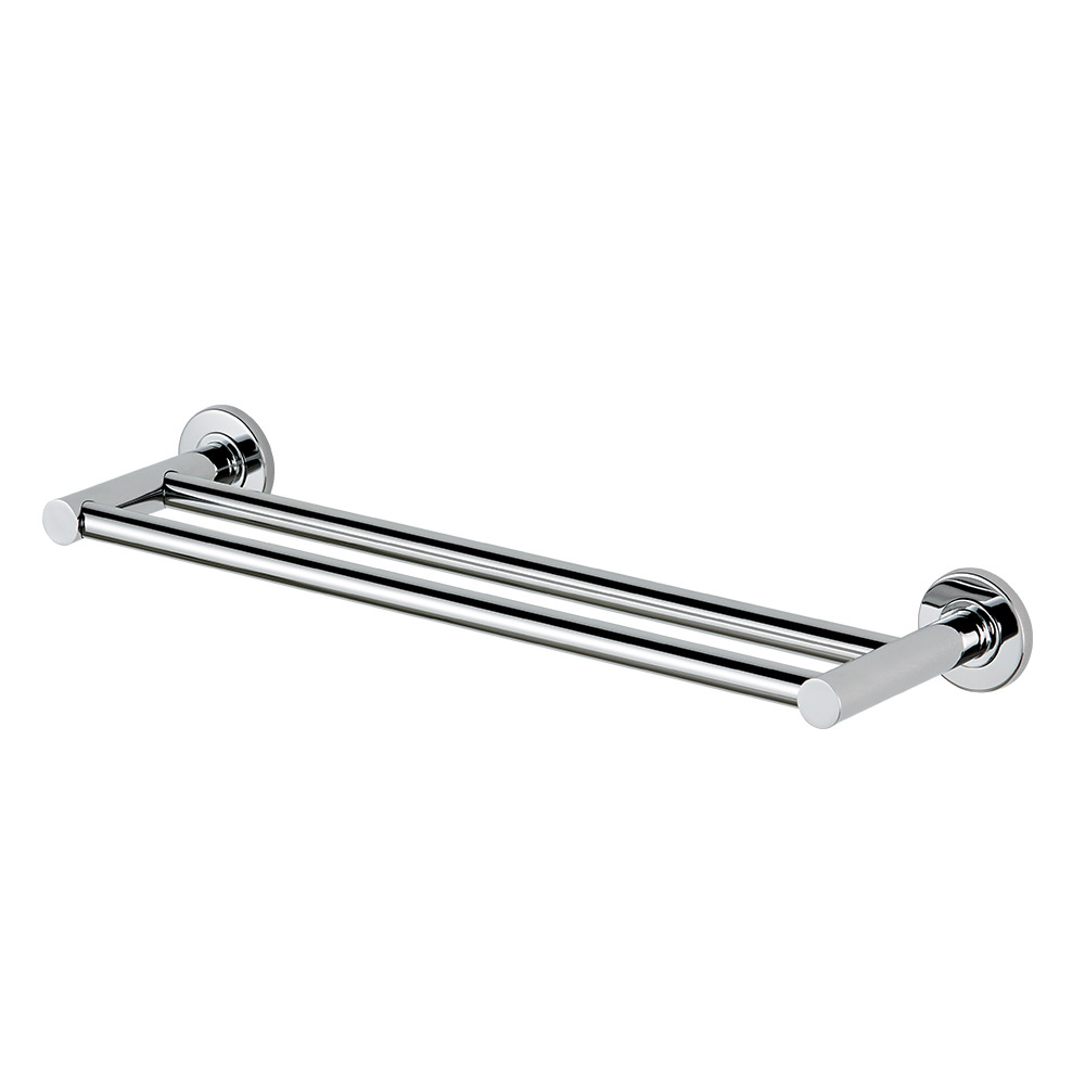 Dep45 C R Double Towel Rail 45cm Round