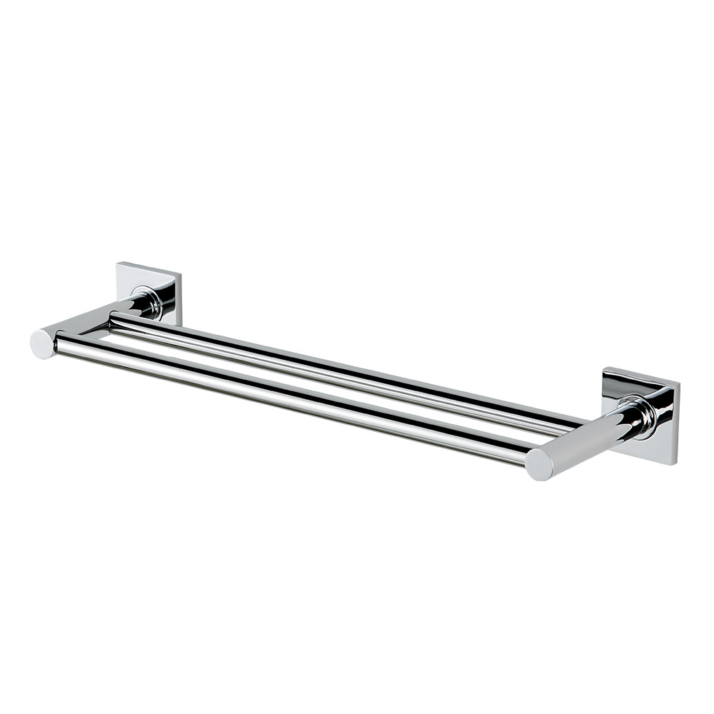 Dep45 C Sqaure Double Towel Rail Large Sqaure Plate Dep 2 X Cr 45 2 X Lscp